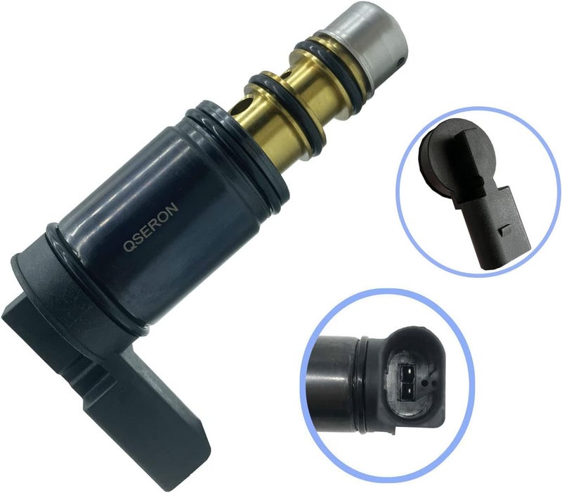 QSERON AC Compressor Control Solenoid Valve for Audi A4 A6 Volkswagen 6SEU14C 7SEU16C 1K0820859S PXE13 PXE16 - Image 2